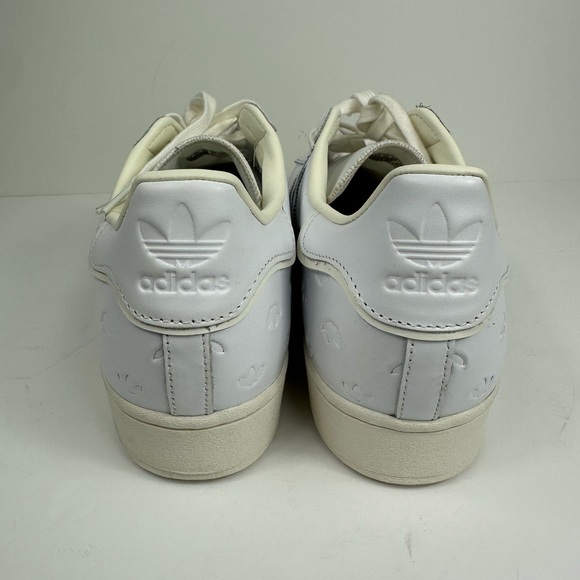 Size 13 - adidas Superstar Low Allover Debossed Trefoils - White - Picture 5 of 10